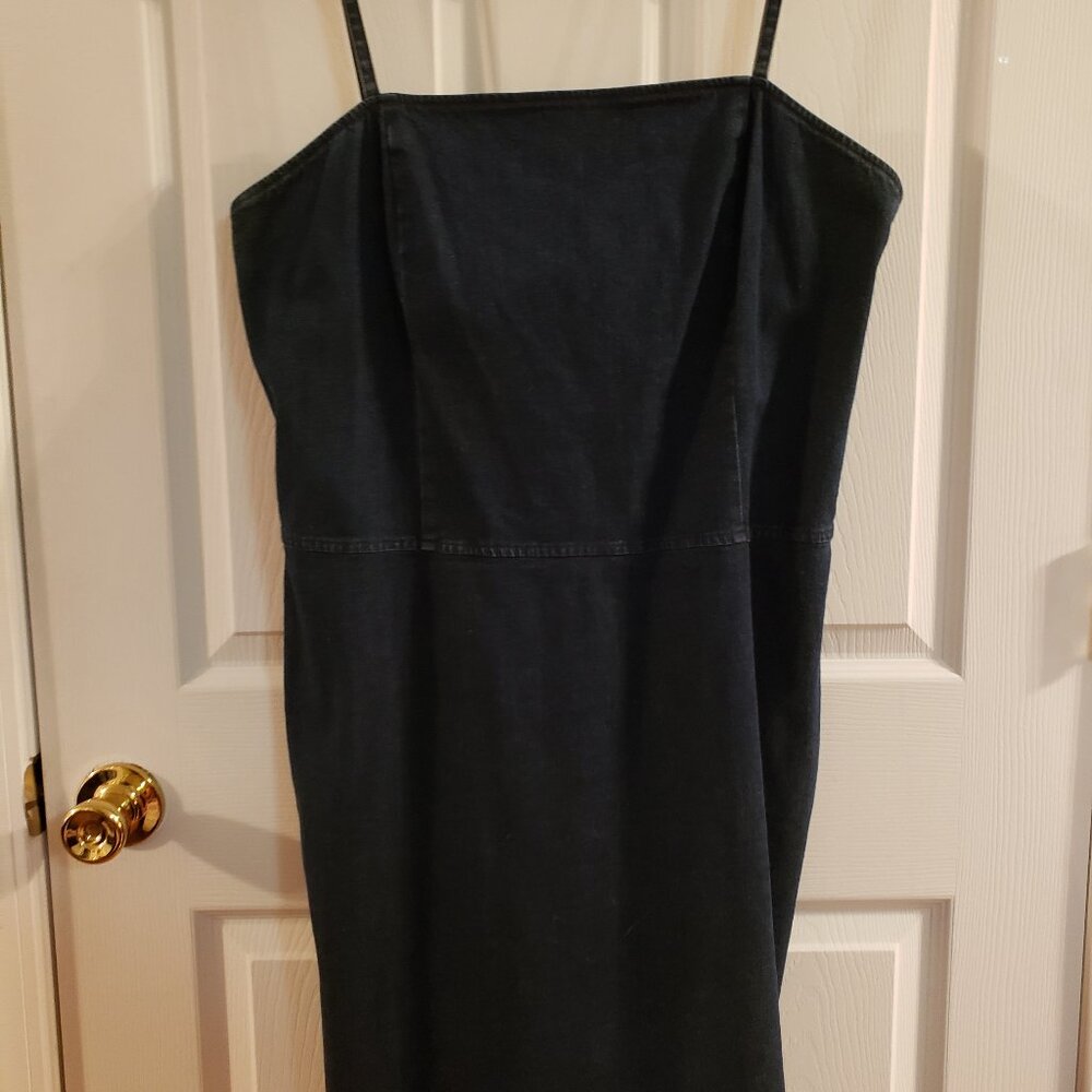 Vintage Tommy Hilfiger denim tank dress, sz 14